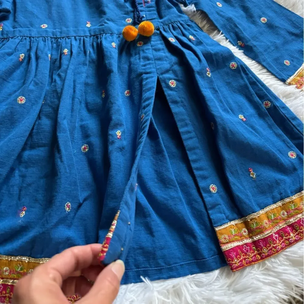Minnie Minors Pakistani‎ Top & Pants Outfit Girls Blue